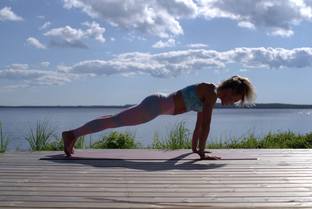 Plank exercise, an excellent move to start bodyweight training.